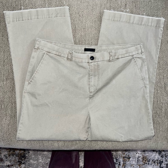 ATM Enzyme Wash Cropped Boyfriend Pant - Picture 4 of 6